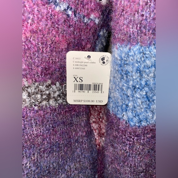 Free People My Girl Turtleneck Midnight Combo XS NWT - Picture 10 of 11